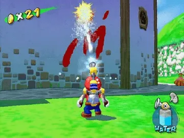 Super Mario Sunshine screen shot game playing